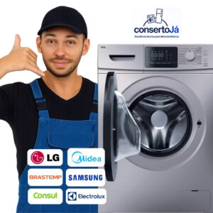 Técnico de máquina de lavar em domicílio